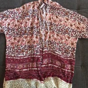 Xhiliration open front cardigan